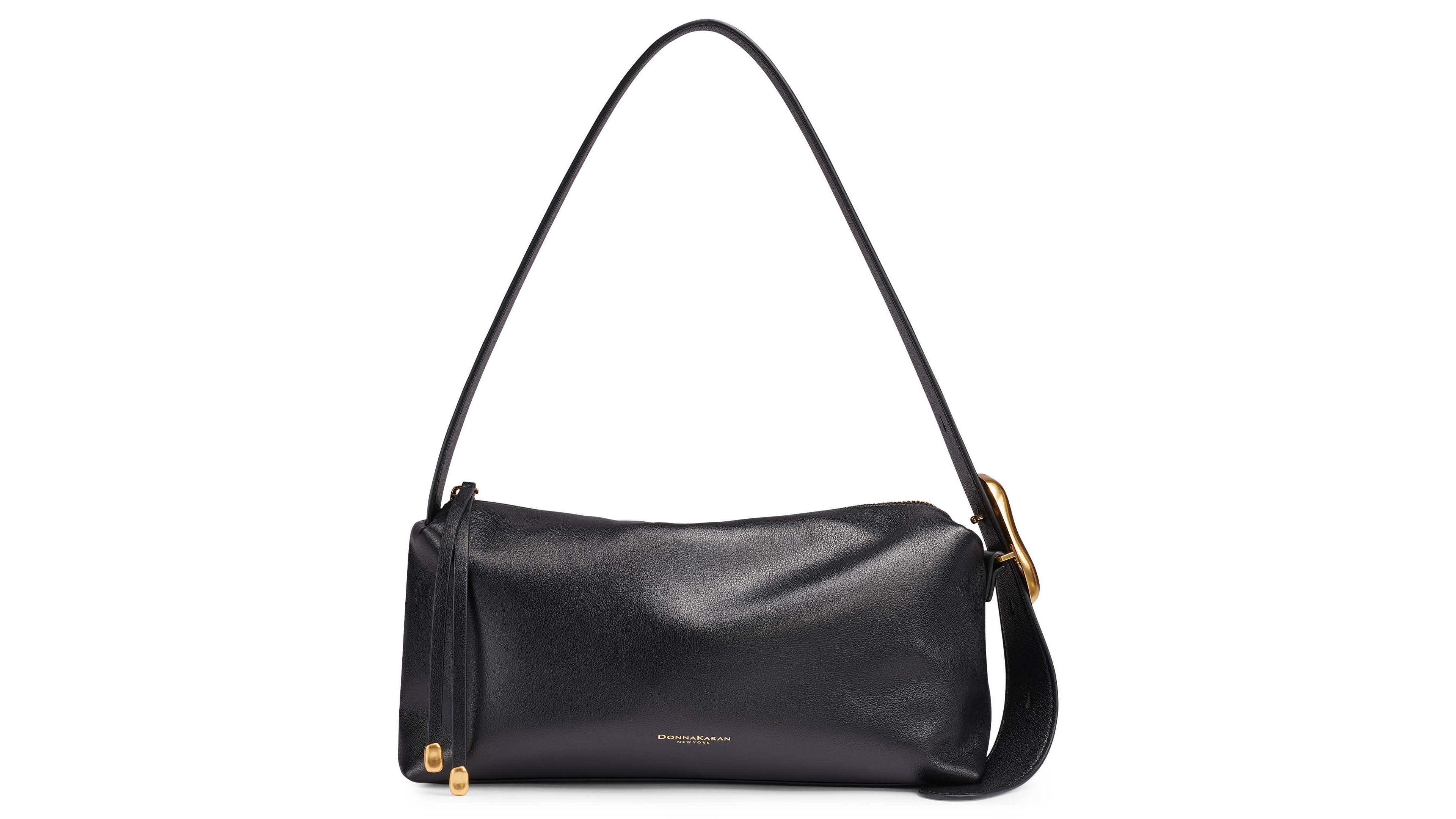 Donna Karan New York Heather Leather Medium Shoulder Handbag