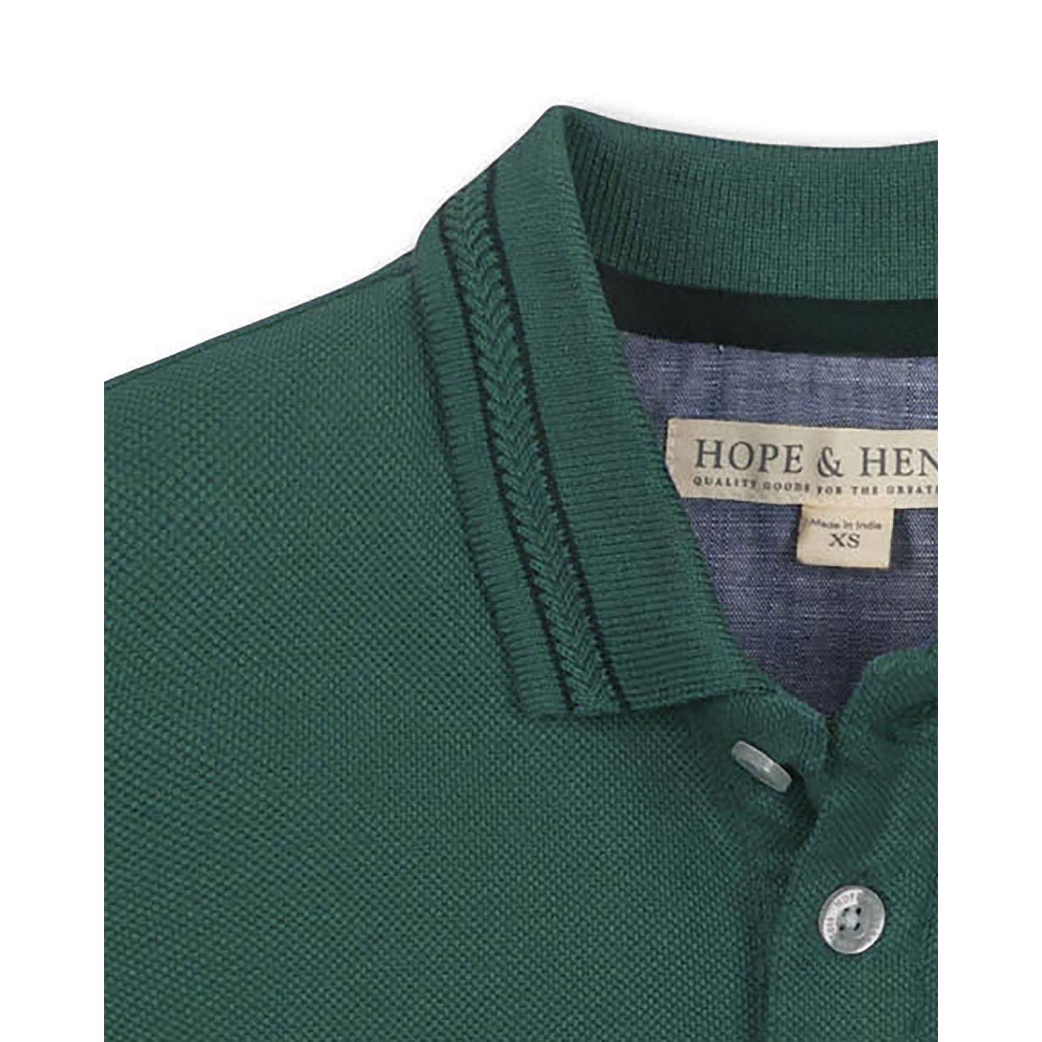 Boys' 4-20 Organic Knit Pique Polo Shirt