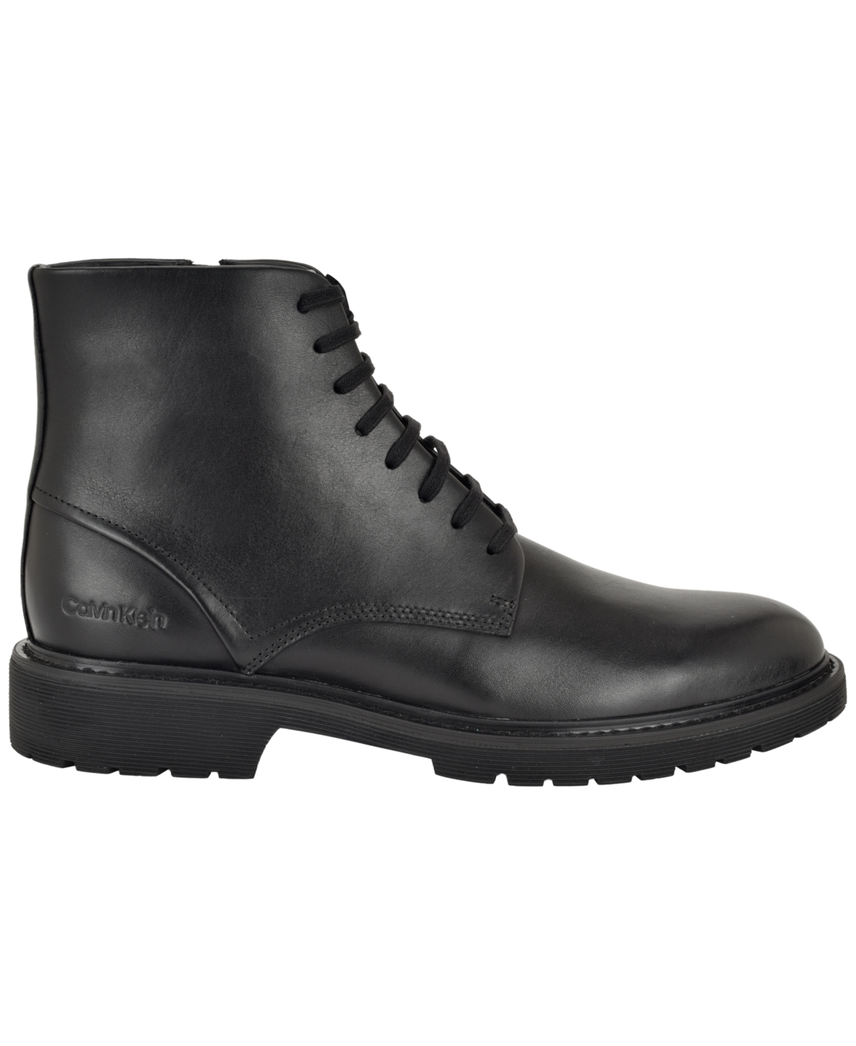 Calvin Klein Men's Dilmen Lace-Up Round-Toe Boots