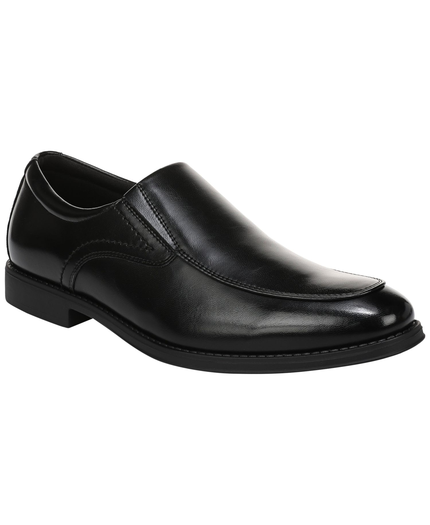 Men's Stuart Round-Toe Faux Leather Loafers