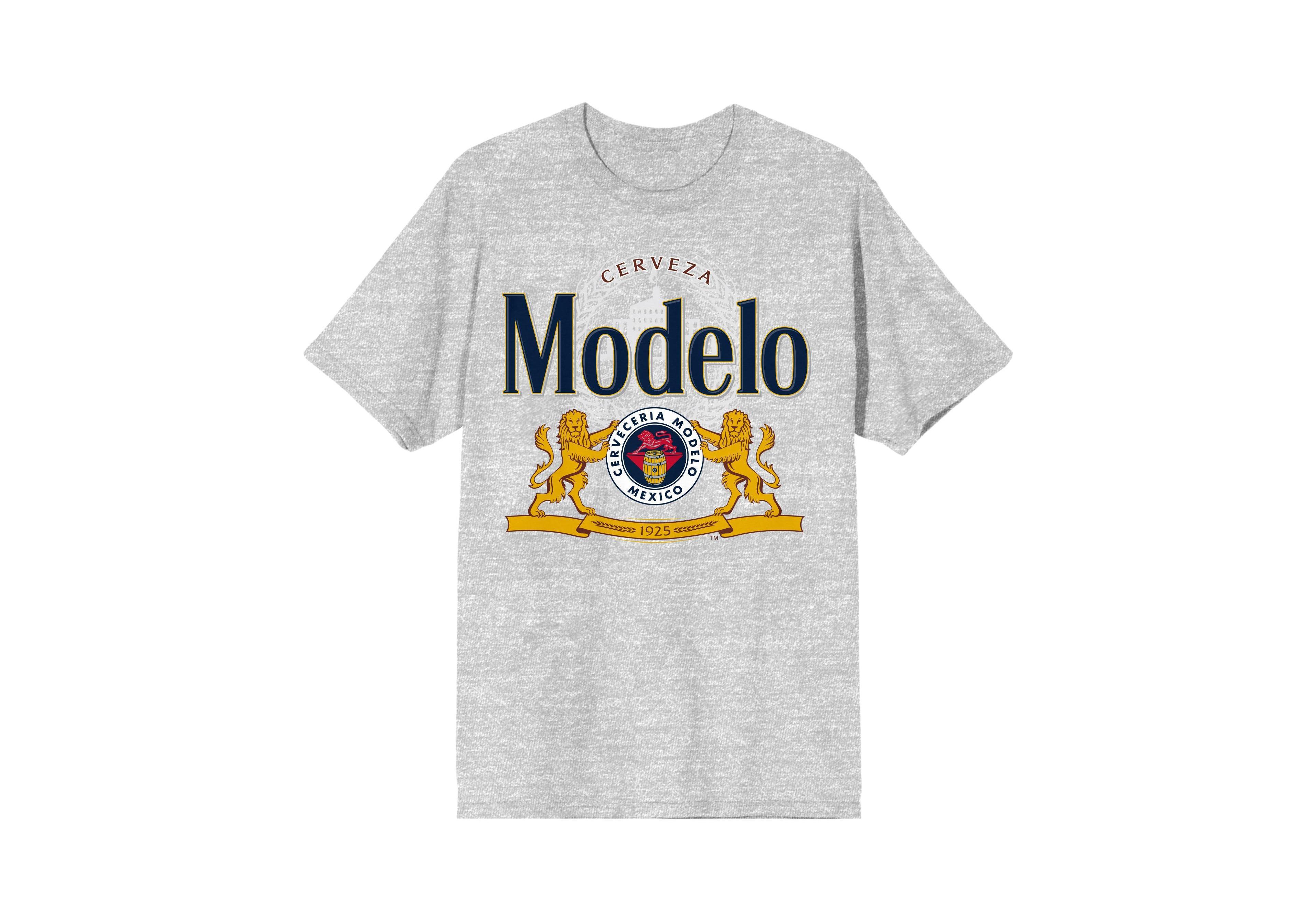 Modelo Men's Classic Logo Officially Licensed Cotton-Blend T-Shirt