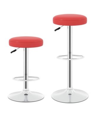 Set of 2 Height-adjustable Swivel Bar Stool with 360degree(s) Swivel bar stool
