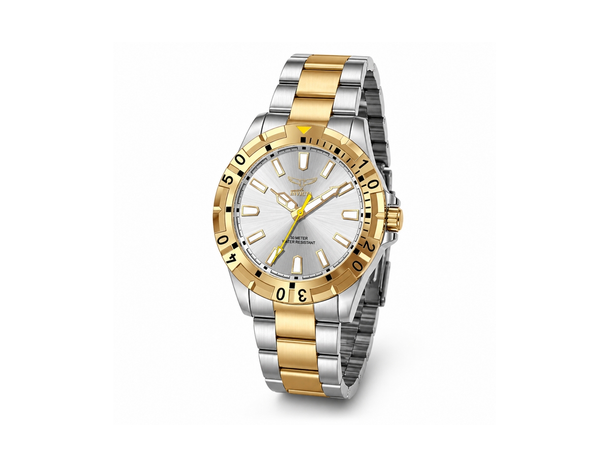 Invicta Men's Quartz Water-Resistant Two-Tone Specialty I Watch, 42mm - White