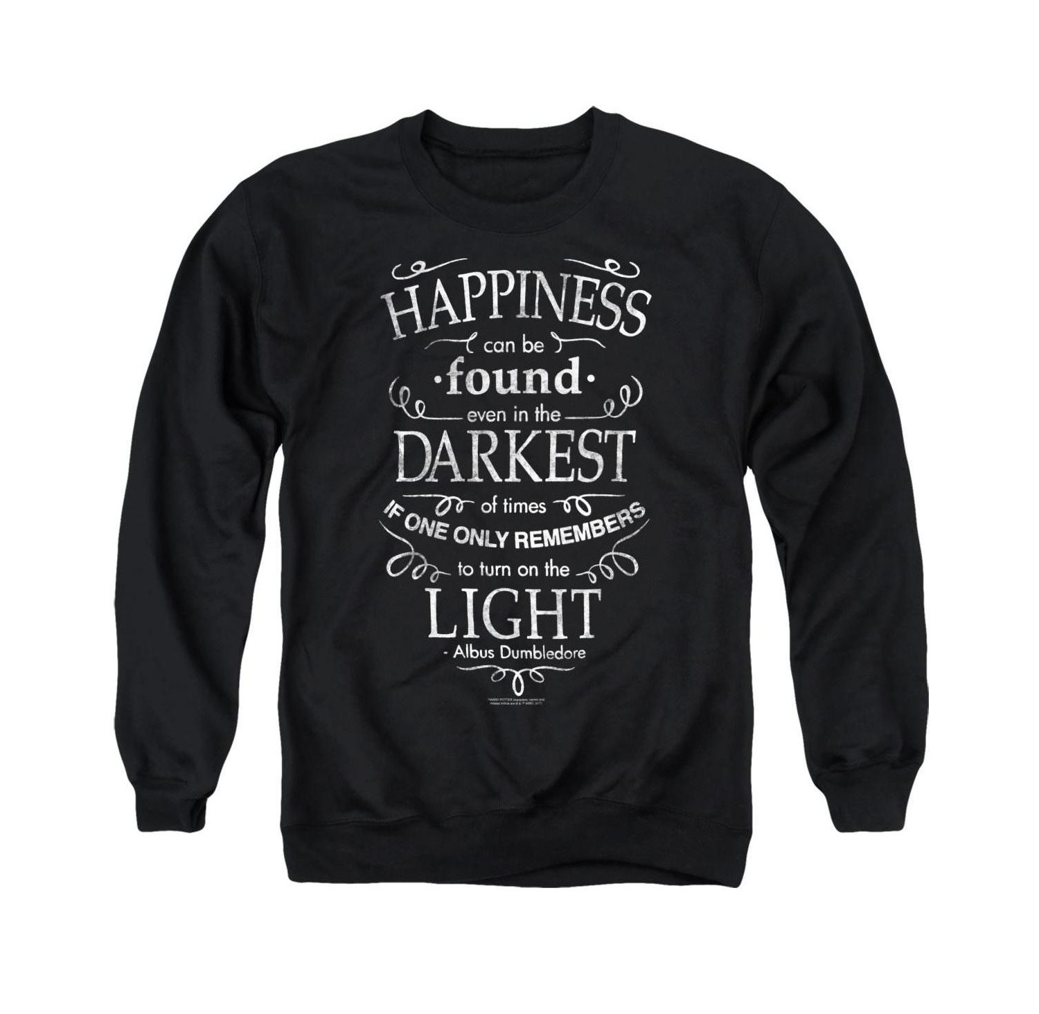 Men's Happiness Graphic Classic-Fit Crewneck Sweatshirt