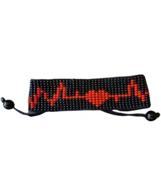 Enduring Pulse Hand Beaded Bracelet
