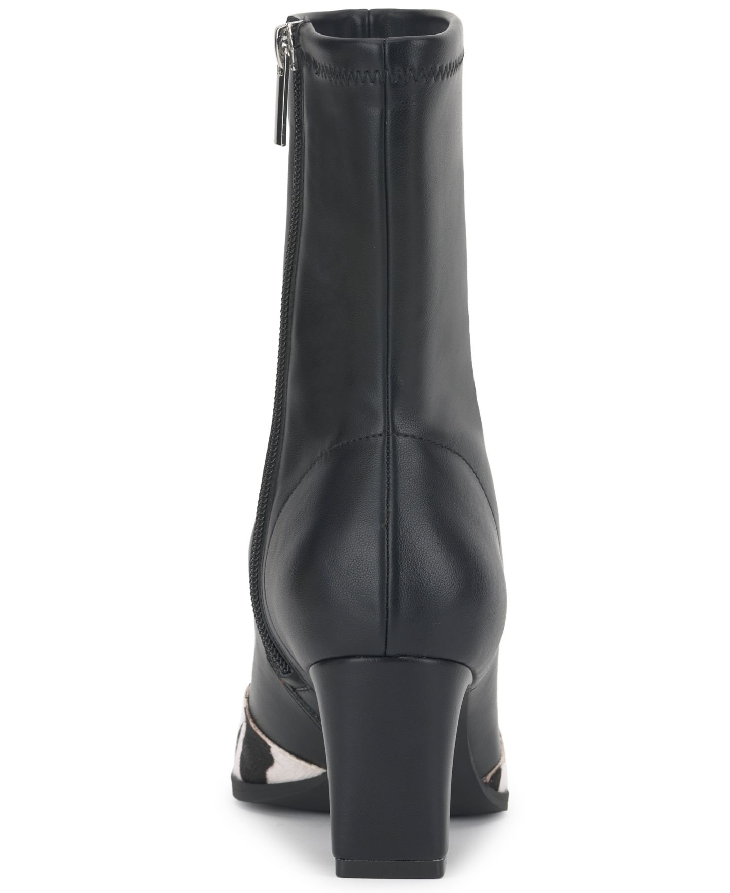 Женские ботинки I.N.C. International Concepts Patia Square Toe Block Heel Booties, цвет: Чёрный — фото 3