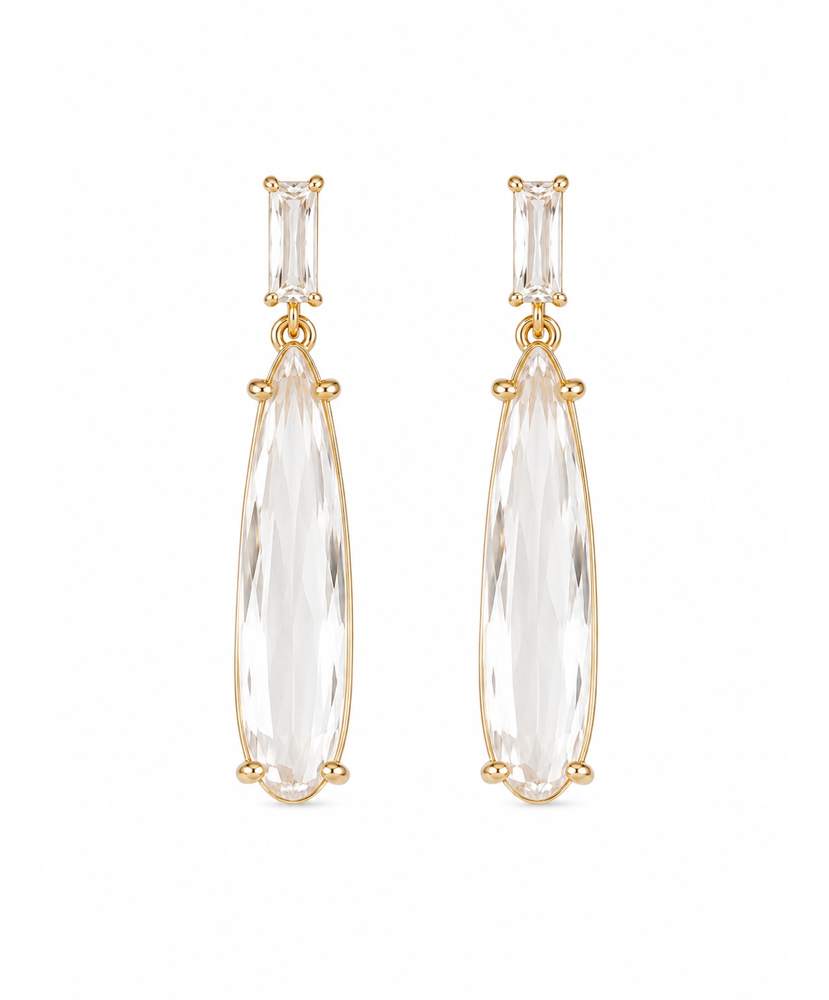 A.b. Ellie Baguette Dewdrop Earrings