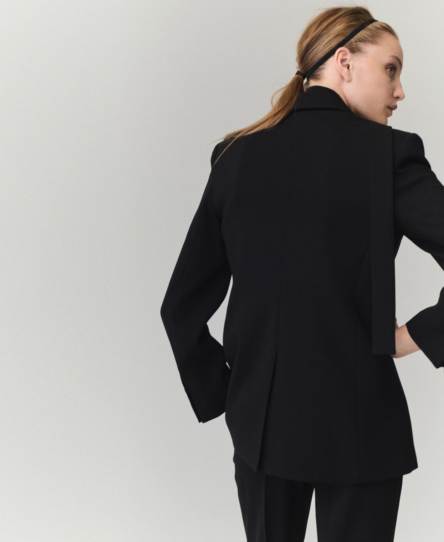 Women's Double-Breasted Belted Blazer