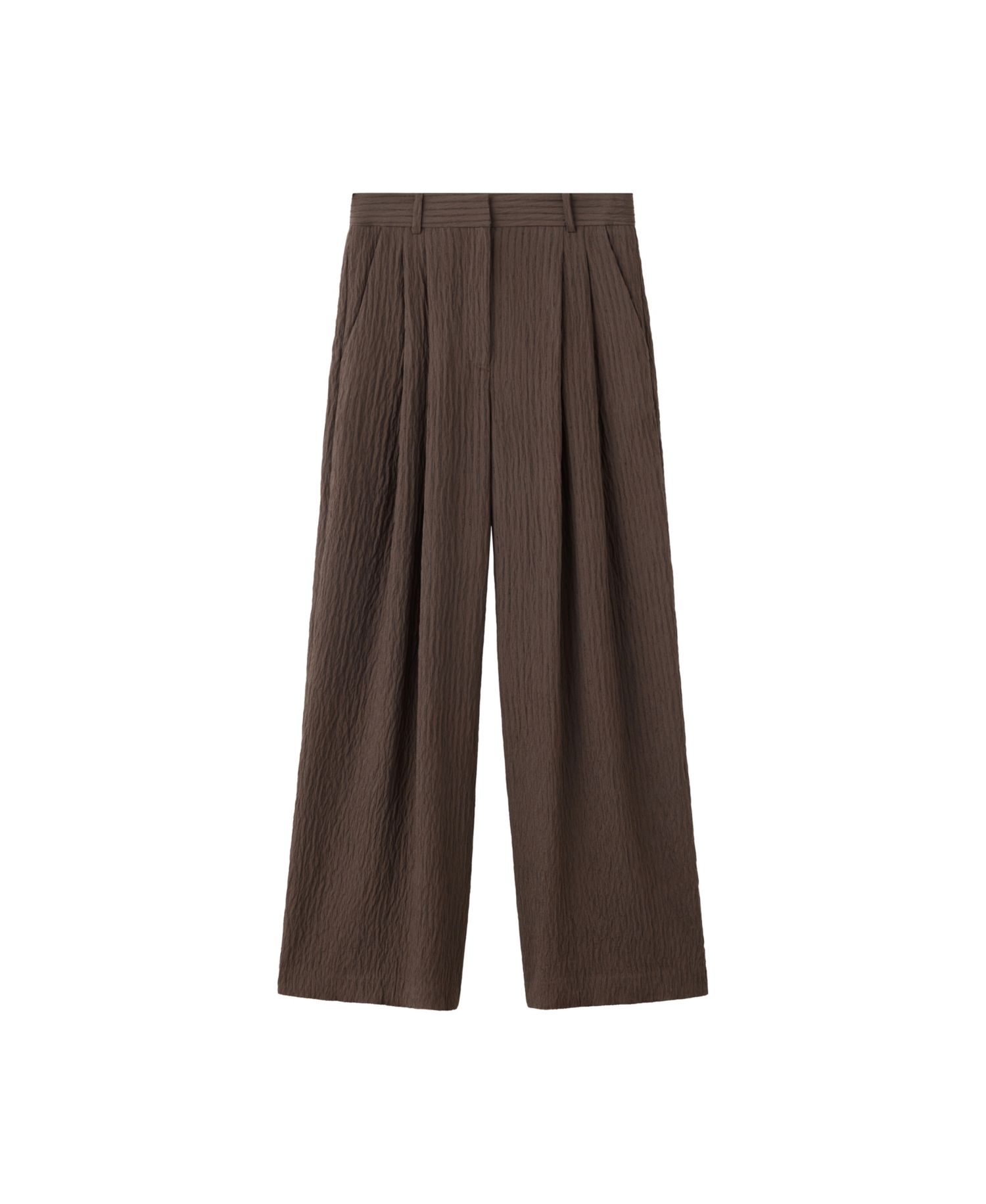 Women's Wide-Leg Pleated Pants