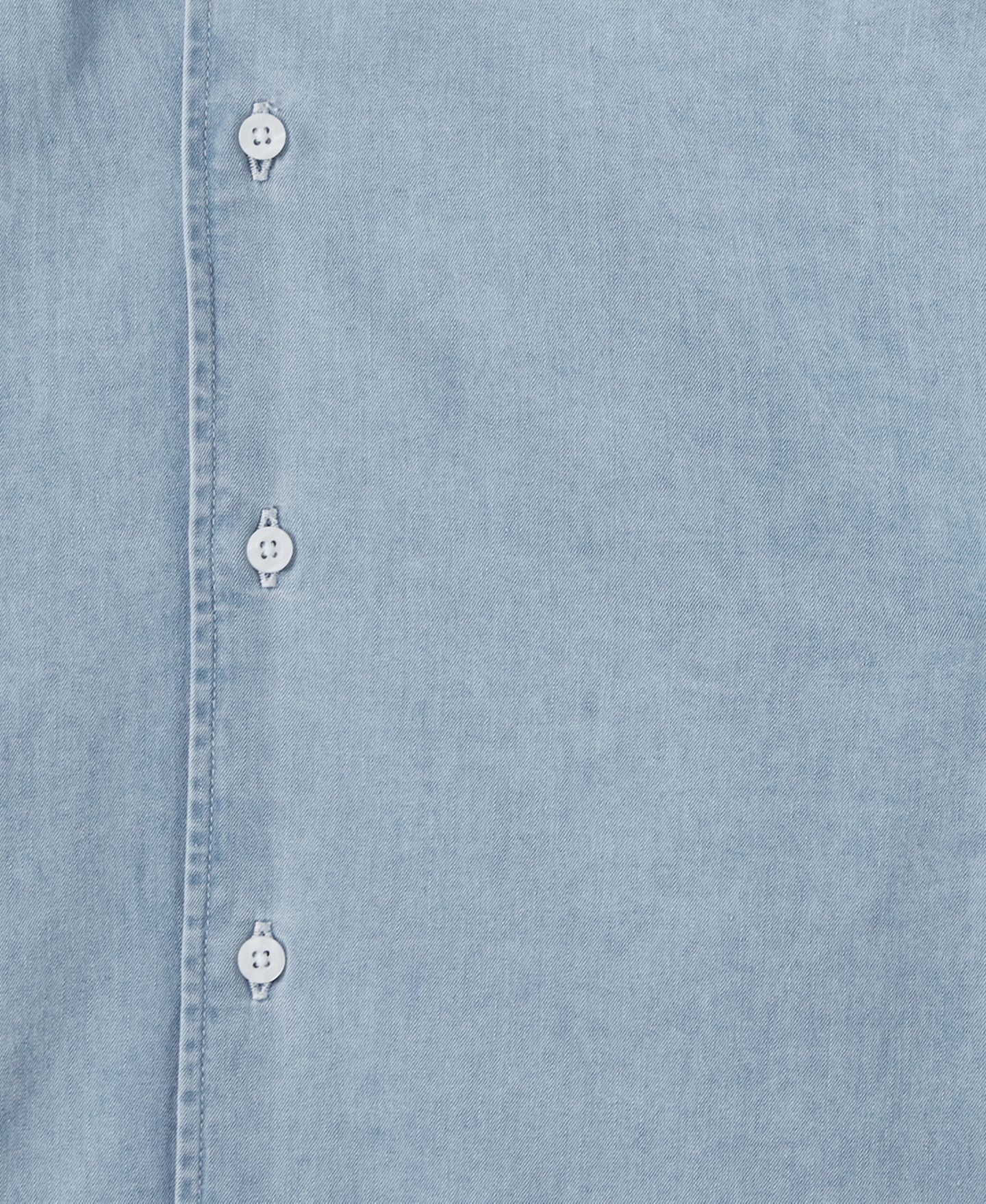 Мужская рубашка REISS Draper Cutaway Collar Regular-Fit Chambray, цвет: Синий — фото 4