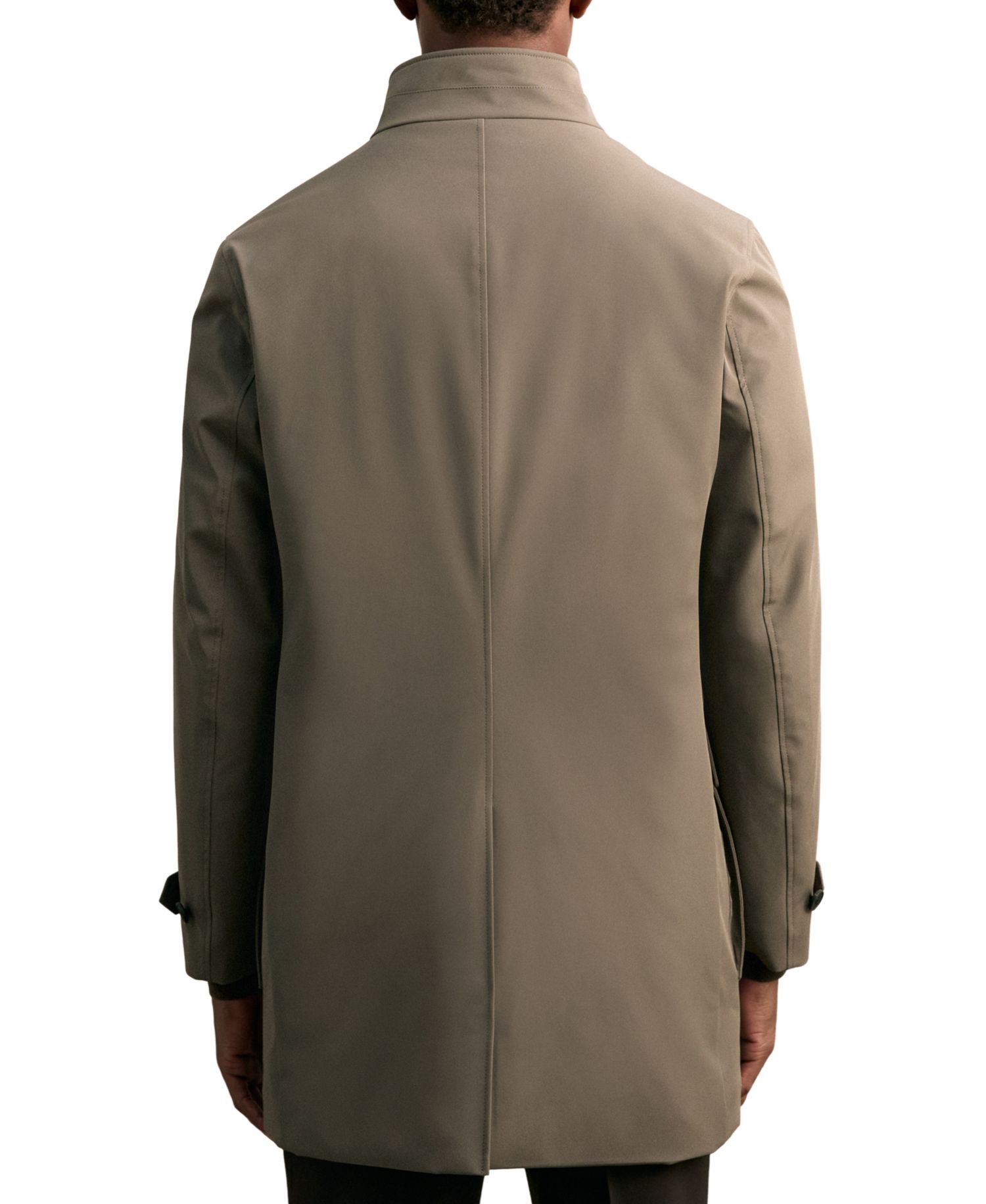 Men's Player Water-Resistant Removable-Gilet Overcoat
