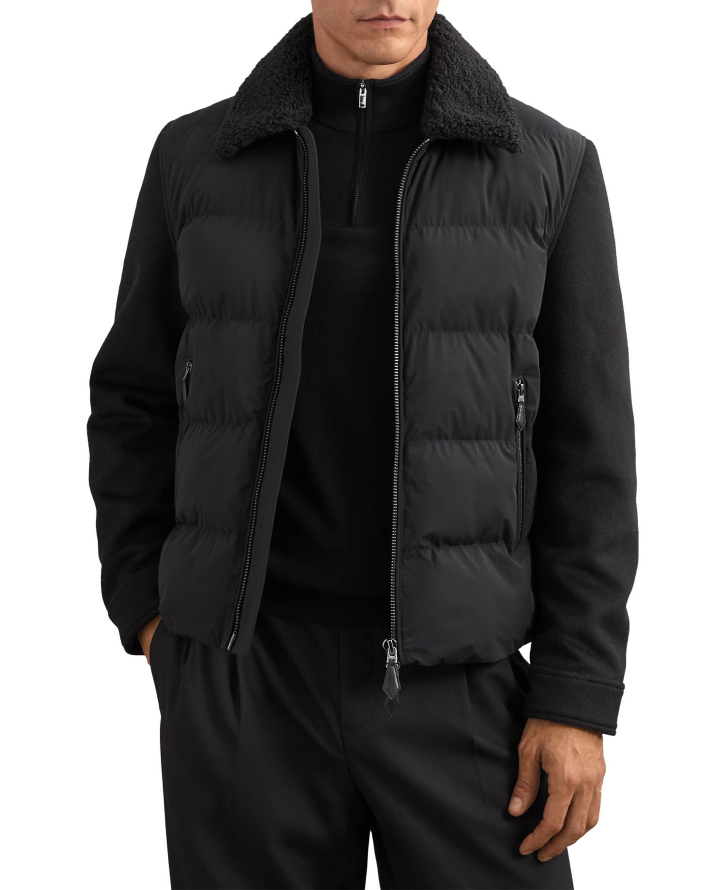 Men's Maximus Quilted Wool-Blend Puffer Jacket