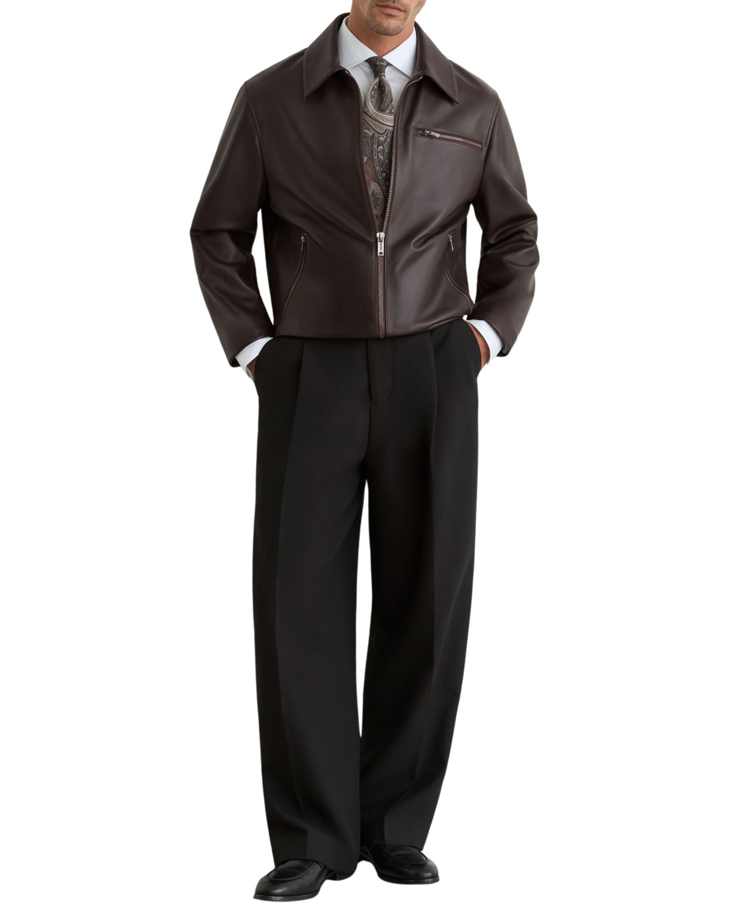 Men's Strader Moto Leather Jacket