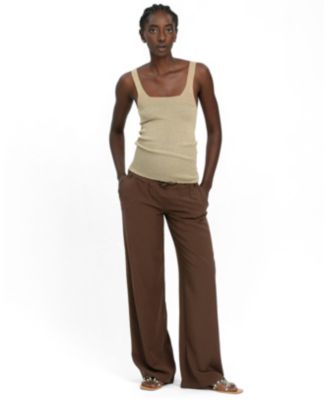 Women's PIETRO BRUNELLI Joseph Linen Wide Leg Pants