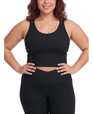 Plus Size TRU Performance Longline Low-Impact Sports Bra