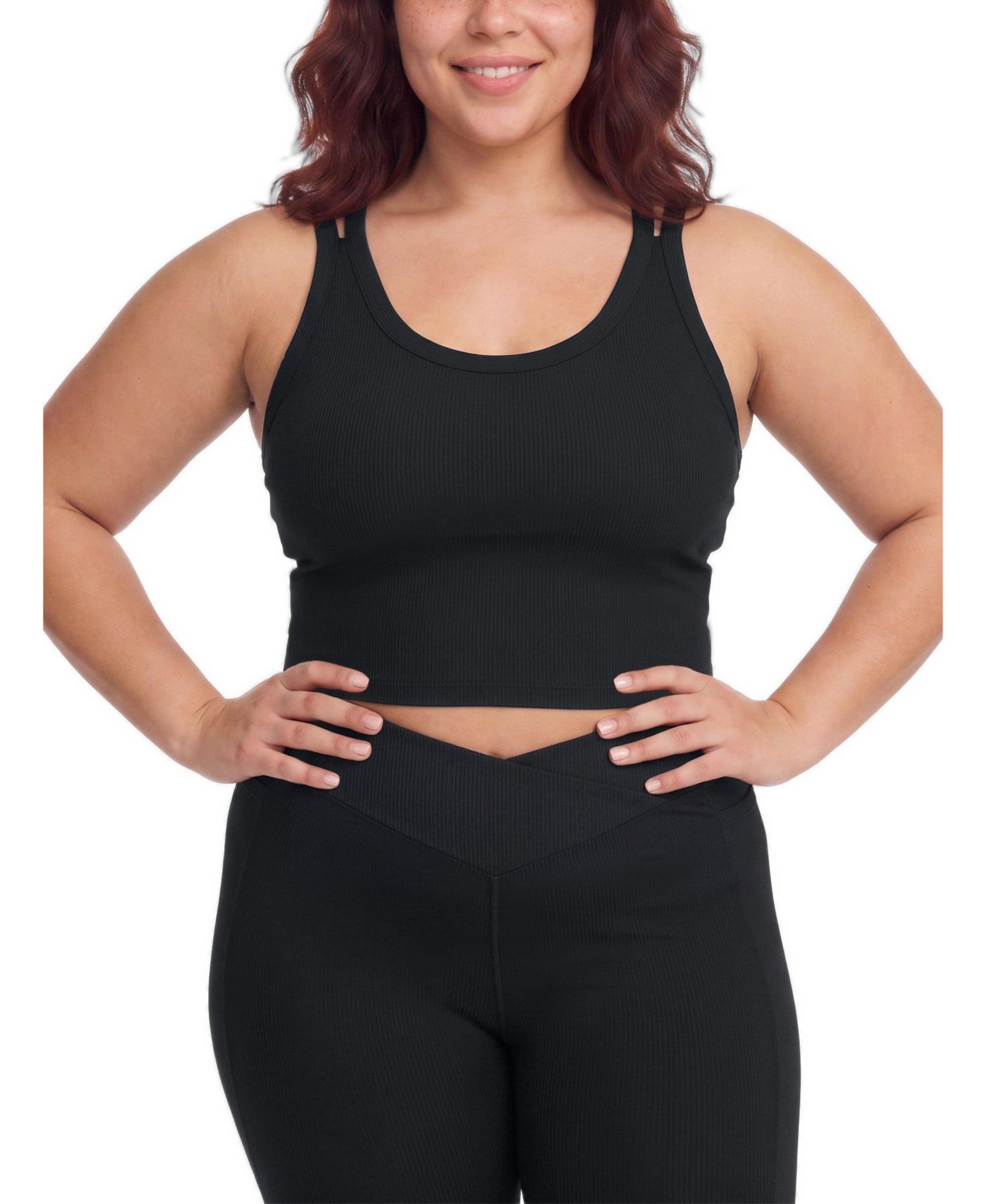 Plus Size TRU Performance Longline Low-Impact Sports Bra