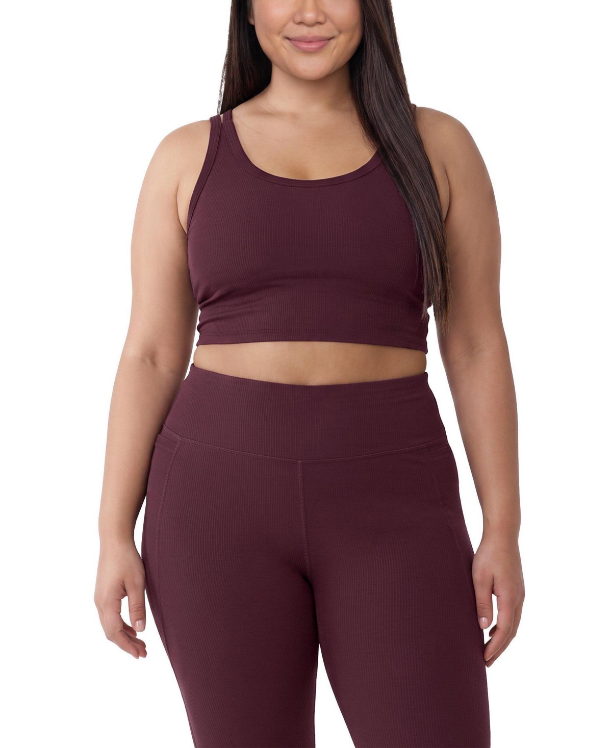 Torrid Plus Size Tru Performance Longline Low-Impact Sports Bra - Winetasting