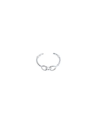 Women's Selection Silver-Tone Knot Choker Necklace