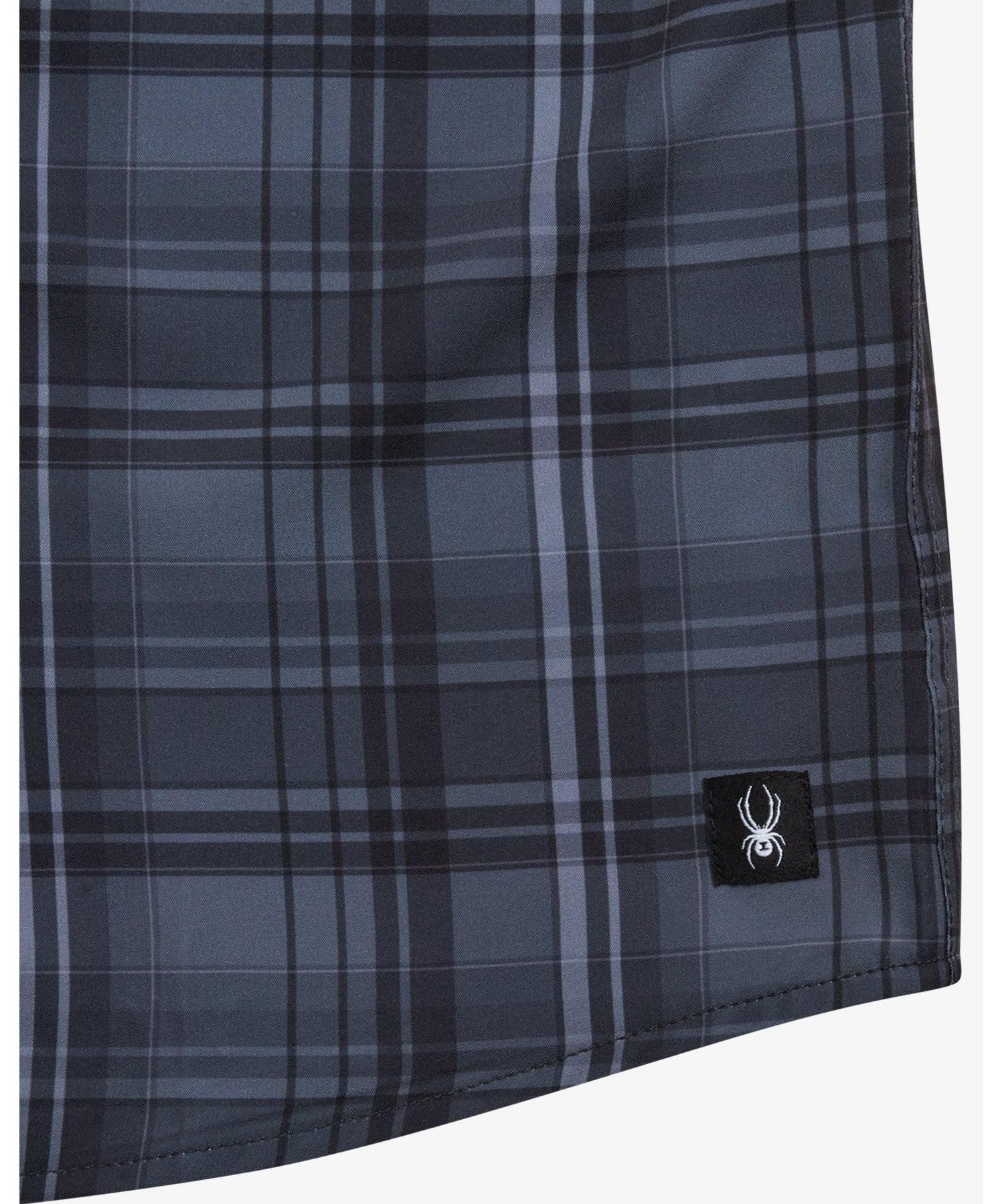 Men's Seaside Plaid Short-Sleeve Regular-Fit Shirt