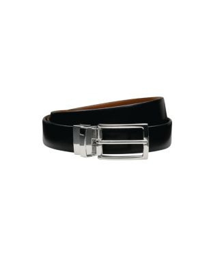 Reversible Embossed Italian Leather Belt