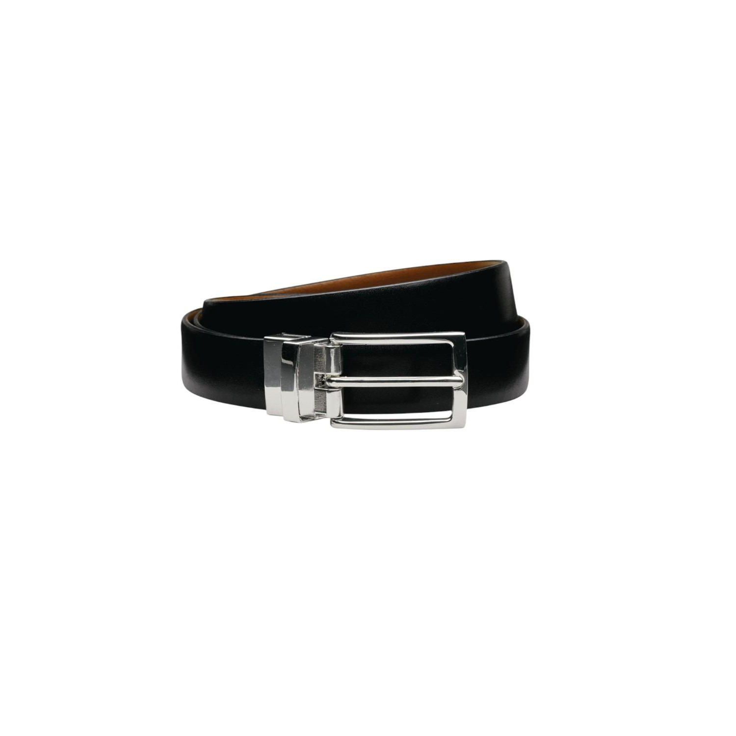 Reversible Embossed Italian Leather Belt