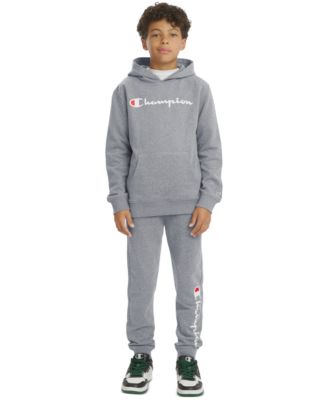 Boys' 4-7 Signature Fleece Long-Sleeve Hoodie and Jogger, 2-Piece Set