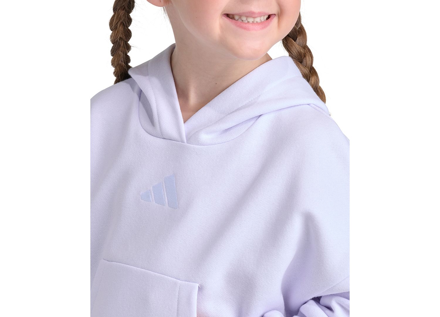 Girls' 2T-6X Pullover Hoodie and Wide-Leg Pants, 2-Piece Set