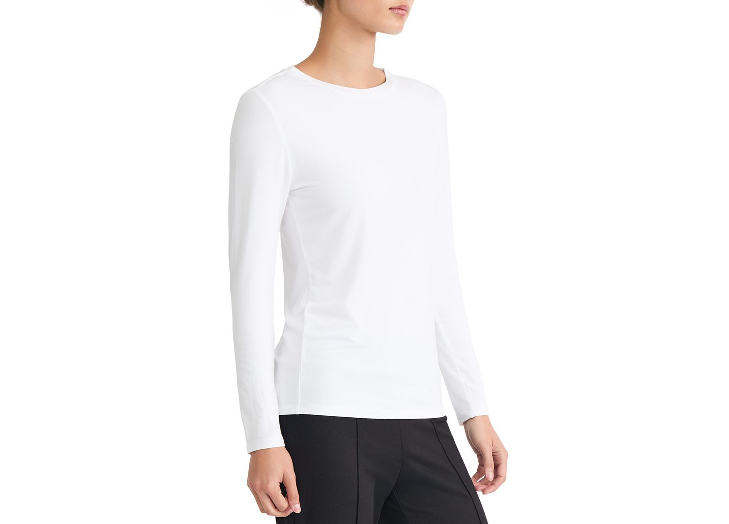 Women's Long-Sleeve Crewneck T-Shirt