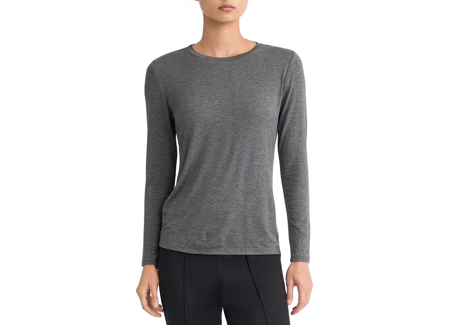 Women's Long-Sleeve Crewneck T-Shirt