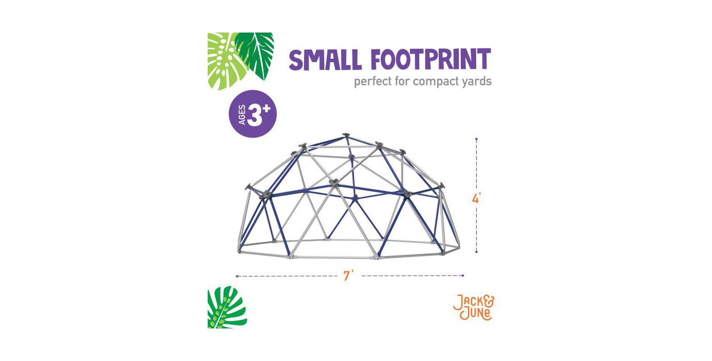 Детская игрушка Jack & June Jungle Gym Climber Free-Standing Steel Dome, 86" Diameter x 46" Tall, Ages 3+ — фото 3