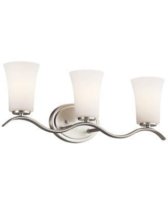 Armida 23" Wide Brushed Nickel 3-Light Bath Light
