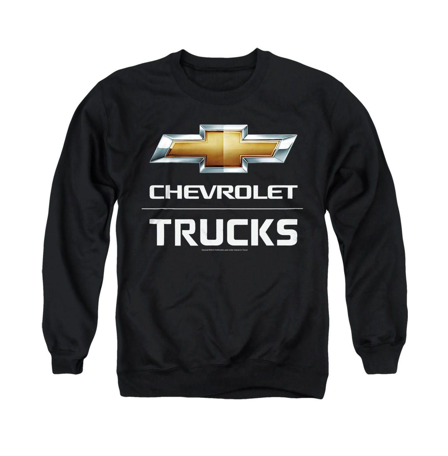 Мужская толстовка Corvette Chevrolet Trucks Graphic Long-Sleeve Crewneck, цвет: Чёрный — фото 1