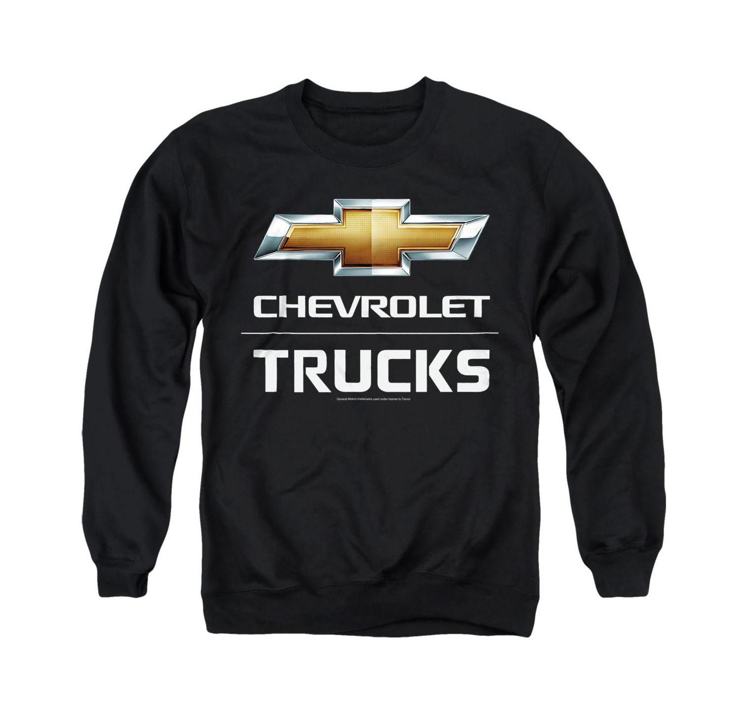 Men's Chevrolet Trucks Graphic Long-Sleeve Crewneck Sweatshirt