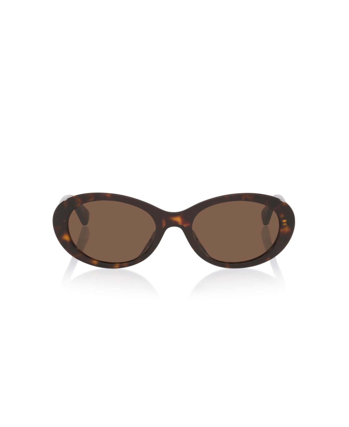 Женские солнцезащитные очки Bottega Veneta Round Low-Bridge BV1415SK, цвет: Чёрный — фото 6