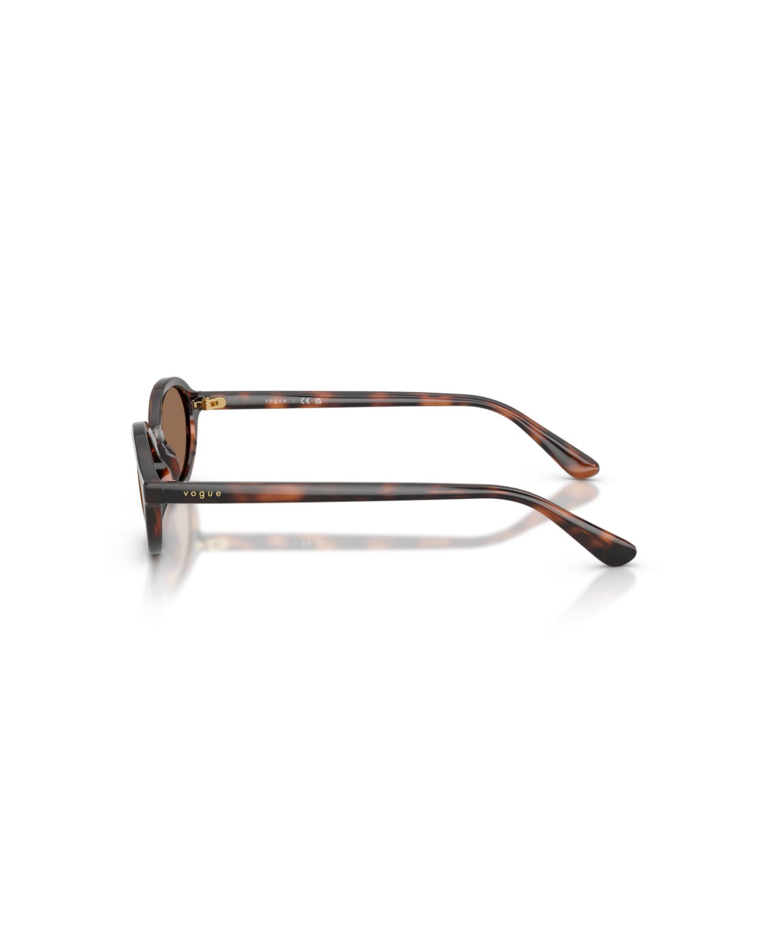 Kids' VJ2036 Oval Tortoise-Shell-Print Sunglasses