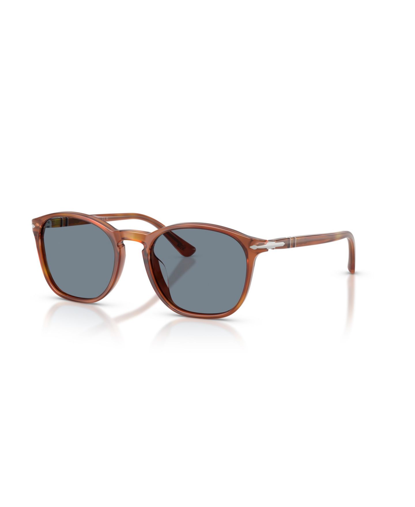 Солнцезащитные очки Persol Unisex Square Retro PO3007SX, цвет: Terra Di Siena — фото 1