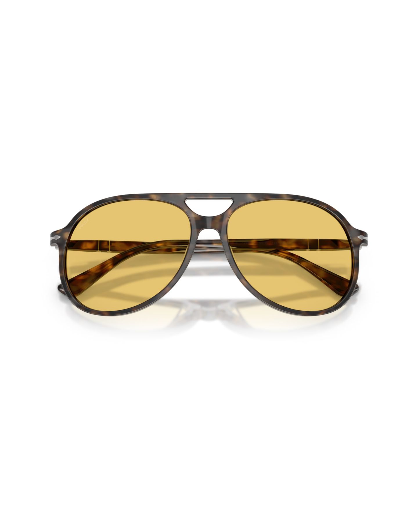 Женские солнцезащитные очки Persol Oversized Retro Aviator PO3403S, цвет: Тёмный гавана — фото 6