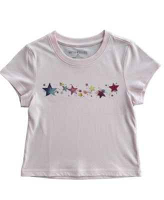 Girls' 8-16 Mini Stars Graphic T-Shirt