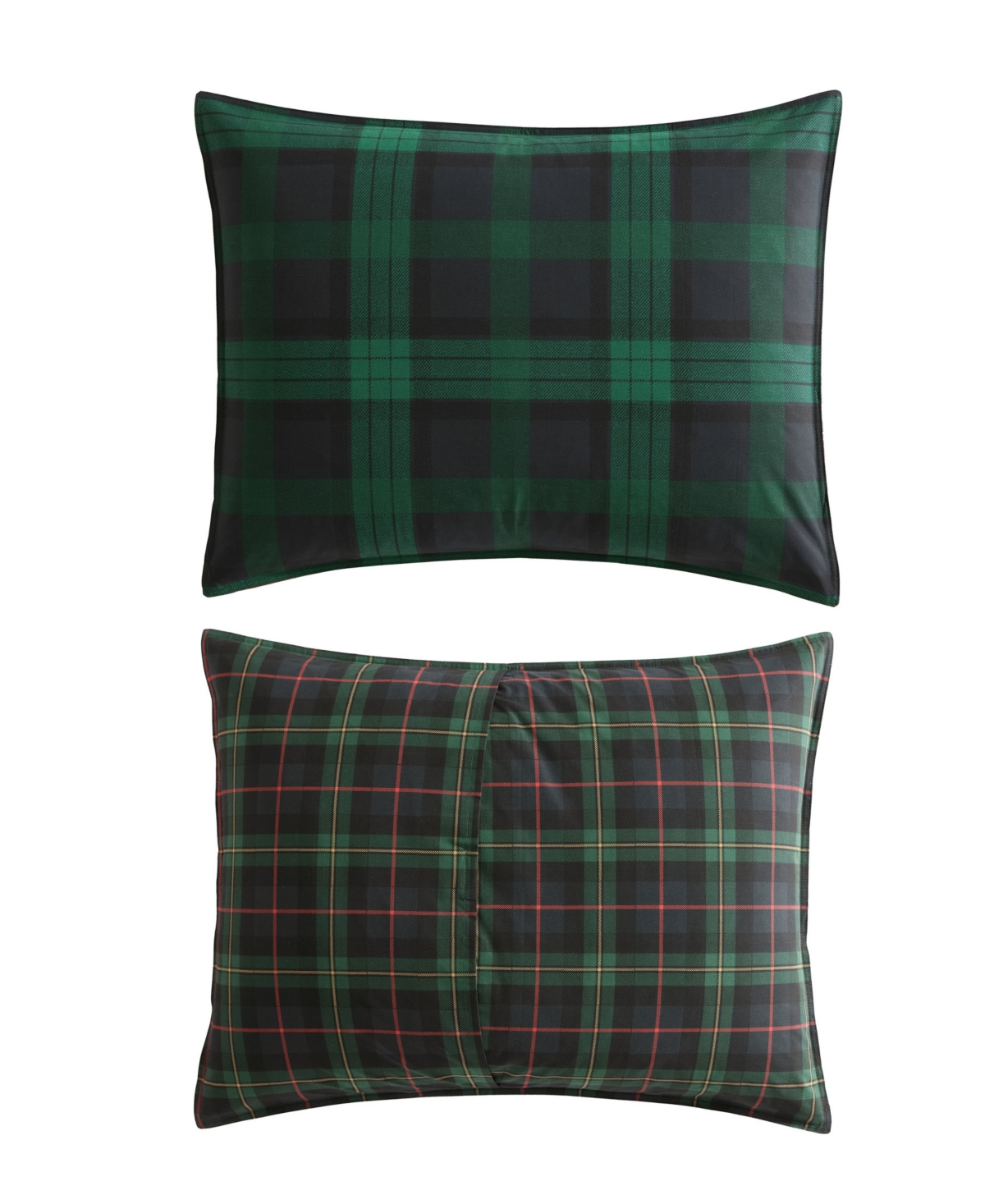 Eddie Bauer Woodland Tartan Green Duvet Cover Set