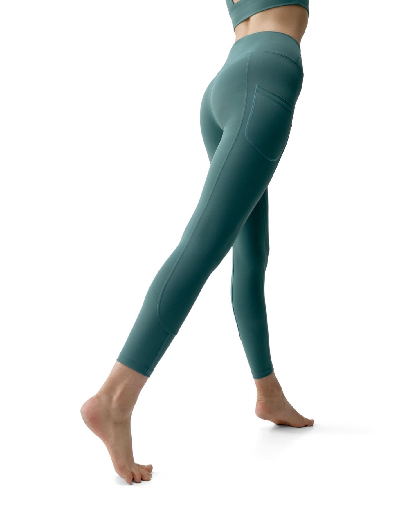 Женские леггинсы Born Living Yoga Ariadna High-Rise Full-Length With Pockets, цвет: Cucumber — фото 4