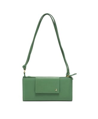 Le Pichoto Small Leather Satchel with Removable Strap