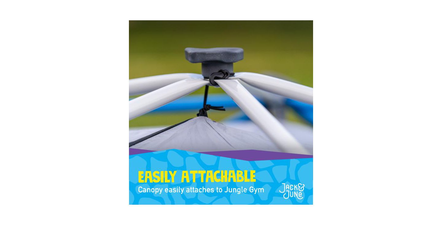Детская игрушка Jack & June Jungle Gym Zippered Sunroof Canopy, Ages 3+ — фото 2