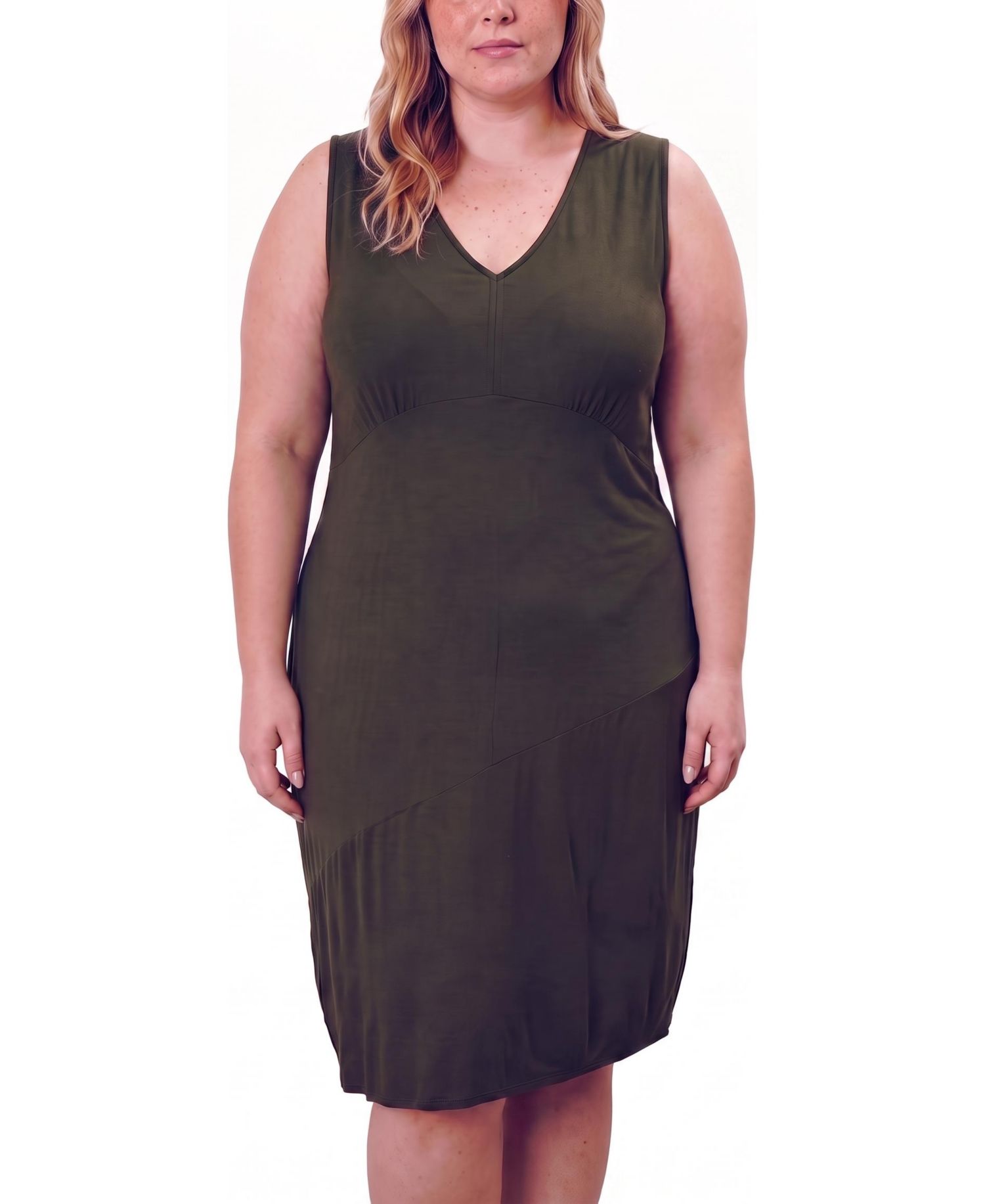 Plus Size Lila Tie-Back Liquid Jersey Dress