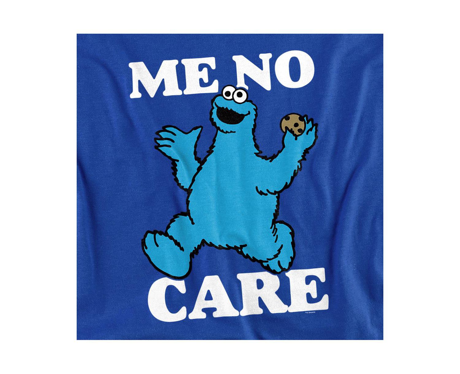 Men's Me No Care Long-Sleeve Graphic Crewneck Sweatshirt