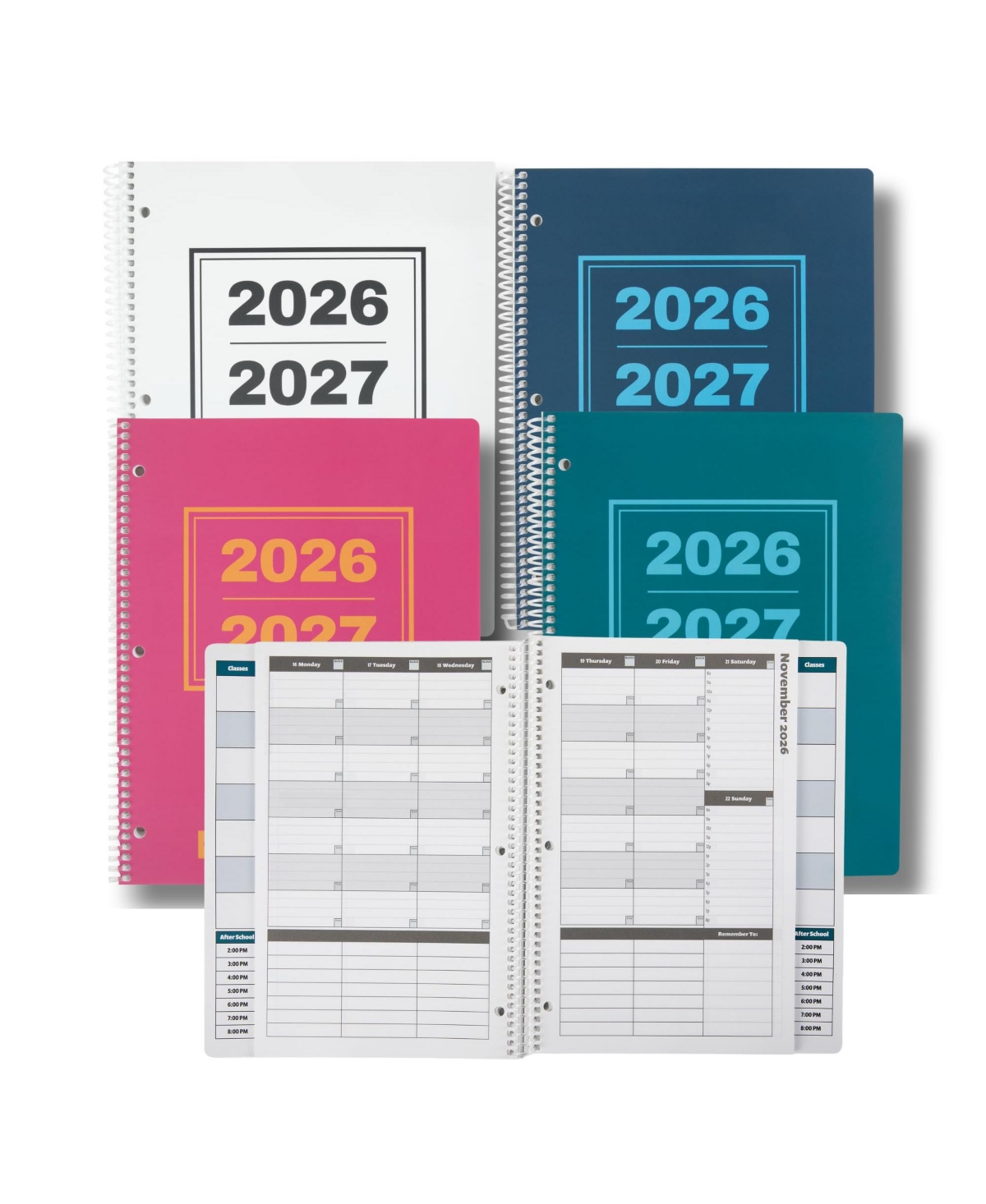 Danrong Academic Student Planner Daily Weekly Monthly Organizer - Blank slate