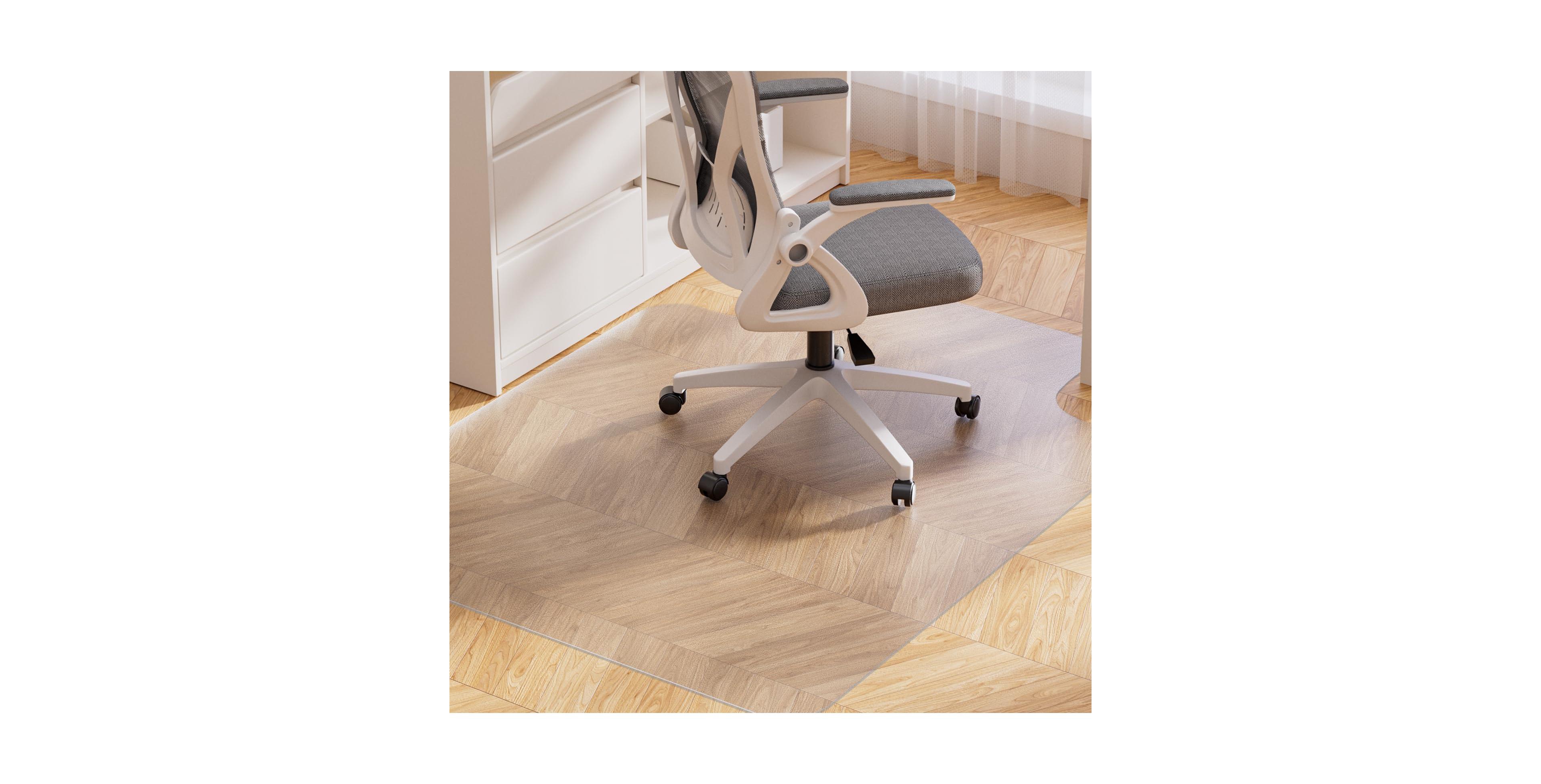 Danrong Office Chair Mat For Hardwood Floors Protector For Rolling Chairs