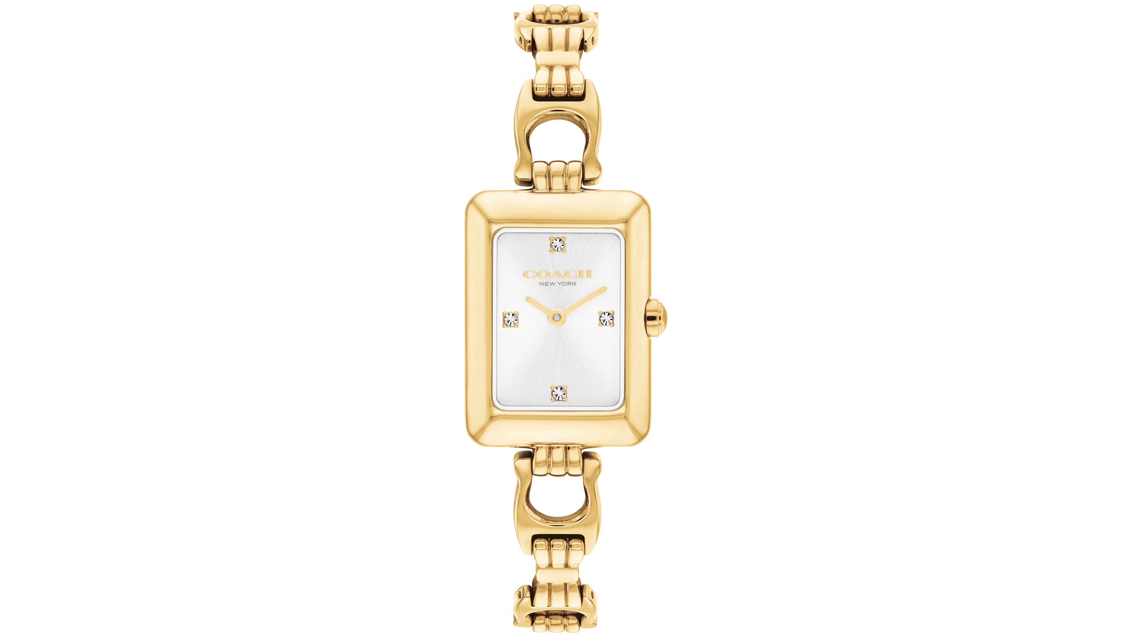 Coach Women's Quartz Mara Gold-tone Stainless Steel Bracelet Watch 19mm