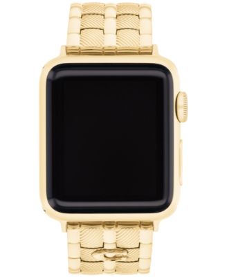 Women's Gold Stainless Steel Bracelet Smart Apple Watch 38mm