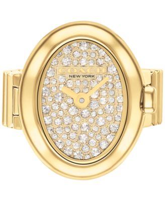 Women's Sammy Quartz Gold-Tone Oval Watch 18mm