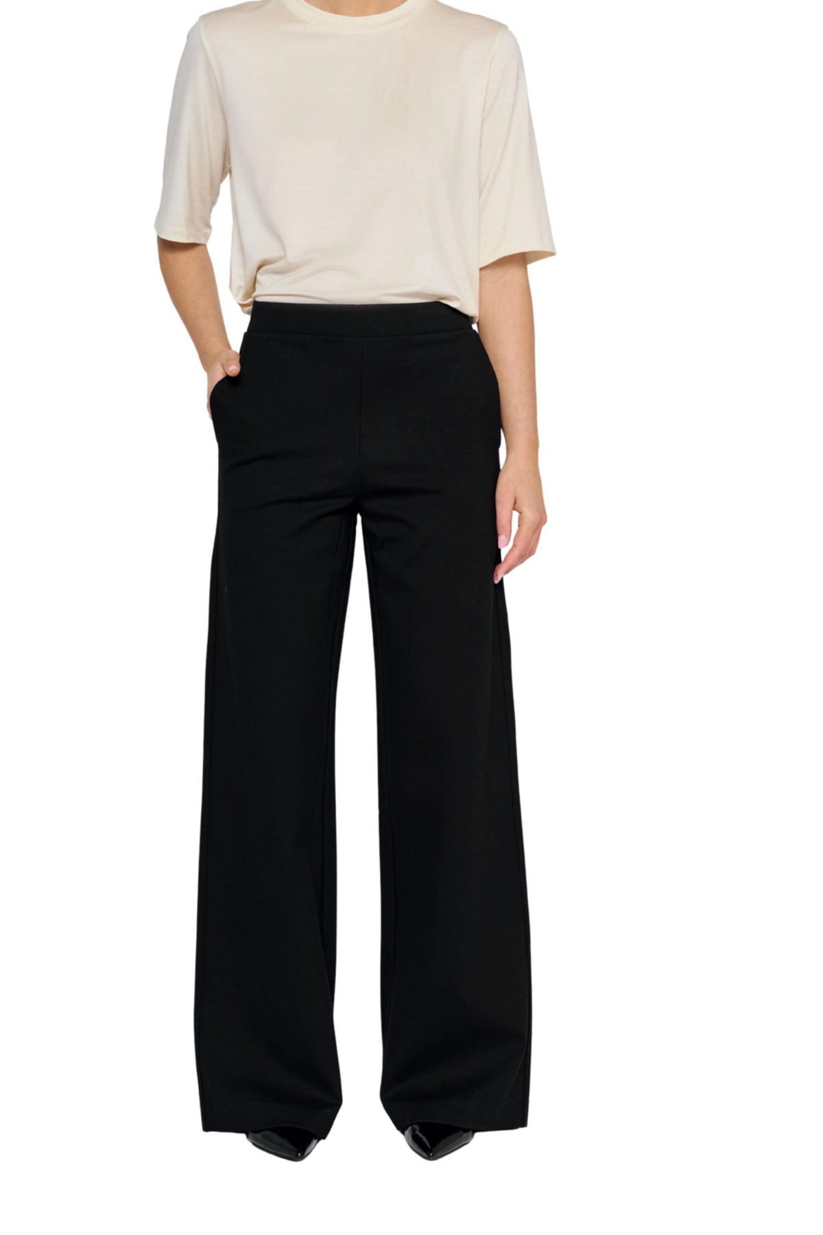 Residus Women's Leia High-Waist Wide-Leg Trousers
